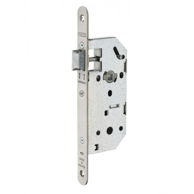 Serrure à larder à bec de cane seul - têtière inox - axe 40 mm - Monomax_bricozor.jpeg FTH THIRARD