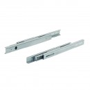 Coulisses à billes KA 290 tiroir bois - montage en rainure 27 mm - 20 kg - 5 paires HETTICH