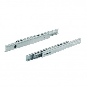 Coulisses à billes KA 290 tiroir bois - montage en rainure 27 mm - 20 kg - 5 paires HETTICH