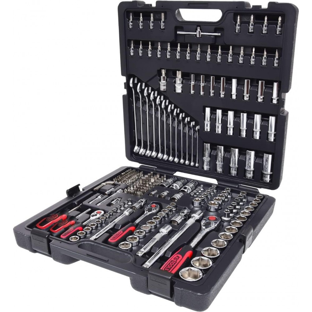 Coffret De Clés Et Douilles US SAE 92 Pièces BGS Technic - 1/4 Et 3/8 Pouces, Neuf