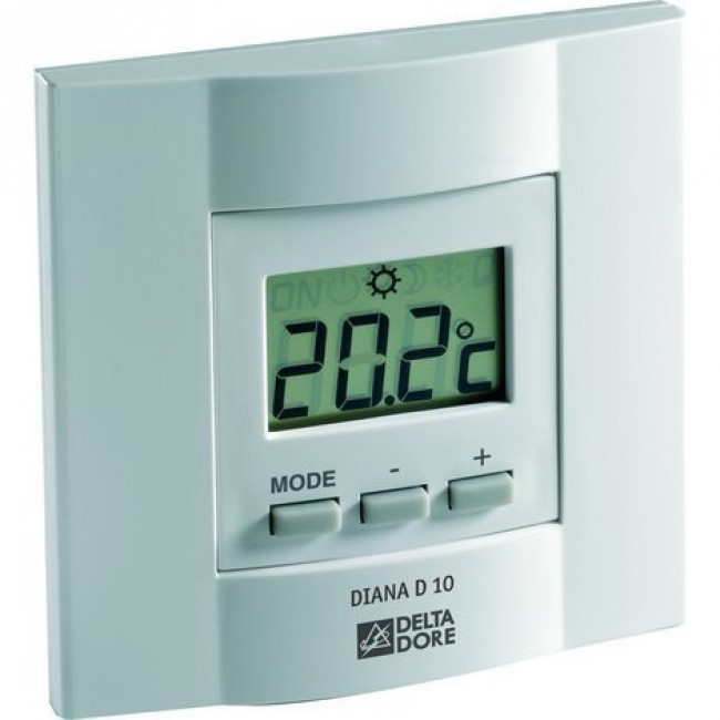 Thermostat filaire et électronique - écran digital - Diana 10 - DELTA DORE