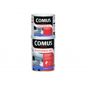 Vernis marin polyuréthane-polyester Plastivernis 340 base + durcisseur COMUS