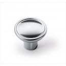 Bouton de meuble rond Galleno - hauteur 27 mm - D 35 mm - par 4 HETTICH