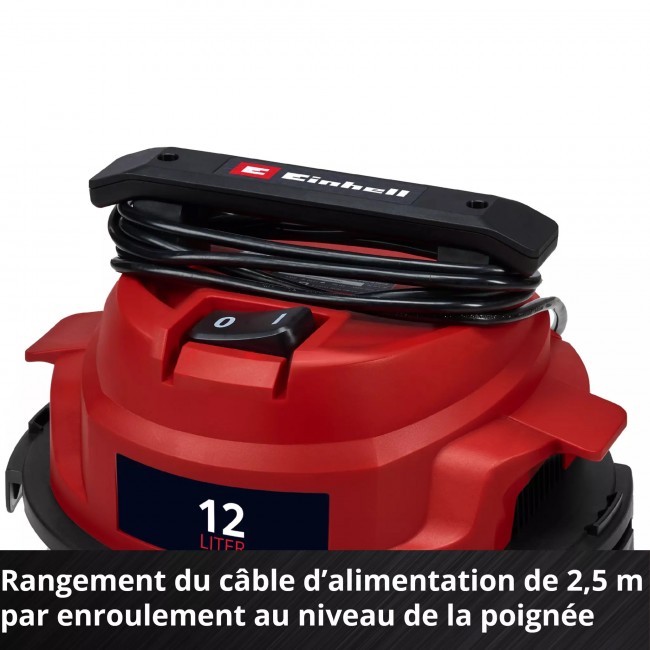Aspirateur eau et poussière - 12L - puissance 950W - TC-VC 1240 S 8.jpeg EINHELL