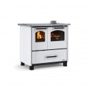 Cuisinière à bois - 7,5 kW - four de 41 L - Blanc - Family 4,5 LA NORDICA EXTRAFLAME