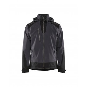 Veste softshell coupe-vent étanche 4749 stretch 2D - gris foncé et noir BLAKLADER
