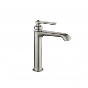 Mitigeur de lavabo rehaussé - design rétro - gris acier - Lady's PAINI