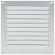 Grille d'aération estampée aluminium avec moustiquaire nylon