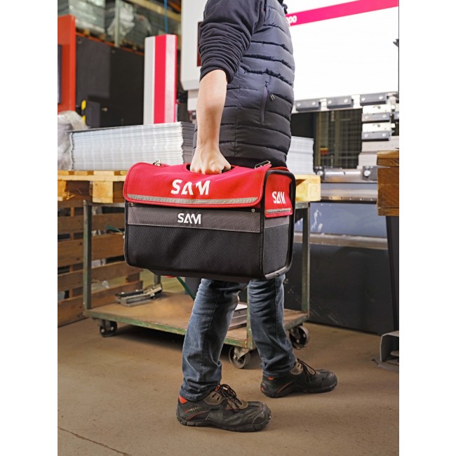 Caisse à outils textile – 30L – 100 outils 1.jpeg SAM OUTILLAGE