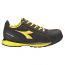 Chaussures de sécurité basses GLOVE HYPERFORM LOW S3S FO HRO SR ESD - noir et jaune Diadora Utility