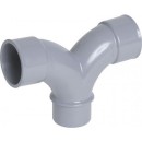 Coude pvc double à 87°30 - FF NICOLL
