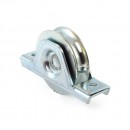 Roue à gorge ronde 337 - support intérieur - 1 roulement COMUNELLO
