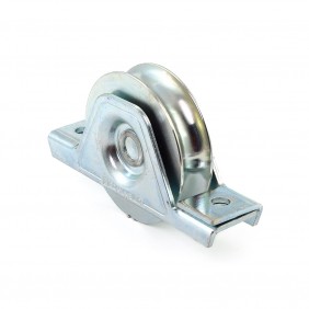Roue à gorge ronde 337 - support intérieur - 1 roulement COMUNELLO