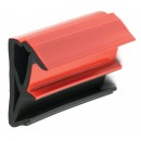 Joints de frappe sur ouvrant en t.p.e pour rainure de 4-4,5 mm - noir KISO