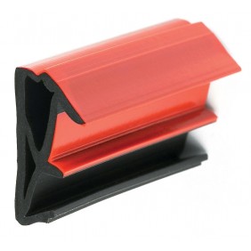 Joints de frappe sur ouvrant en t.p.e pour rainure de 4-4,5 mm - noir KISO