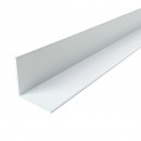 Cornière égale en aluminium finition laqué blanc RAL 9016 - longueur 4 m Atrius