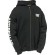 Sweat de travail molletonné à capuche avec logo bannière - noir