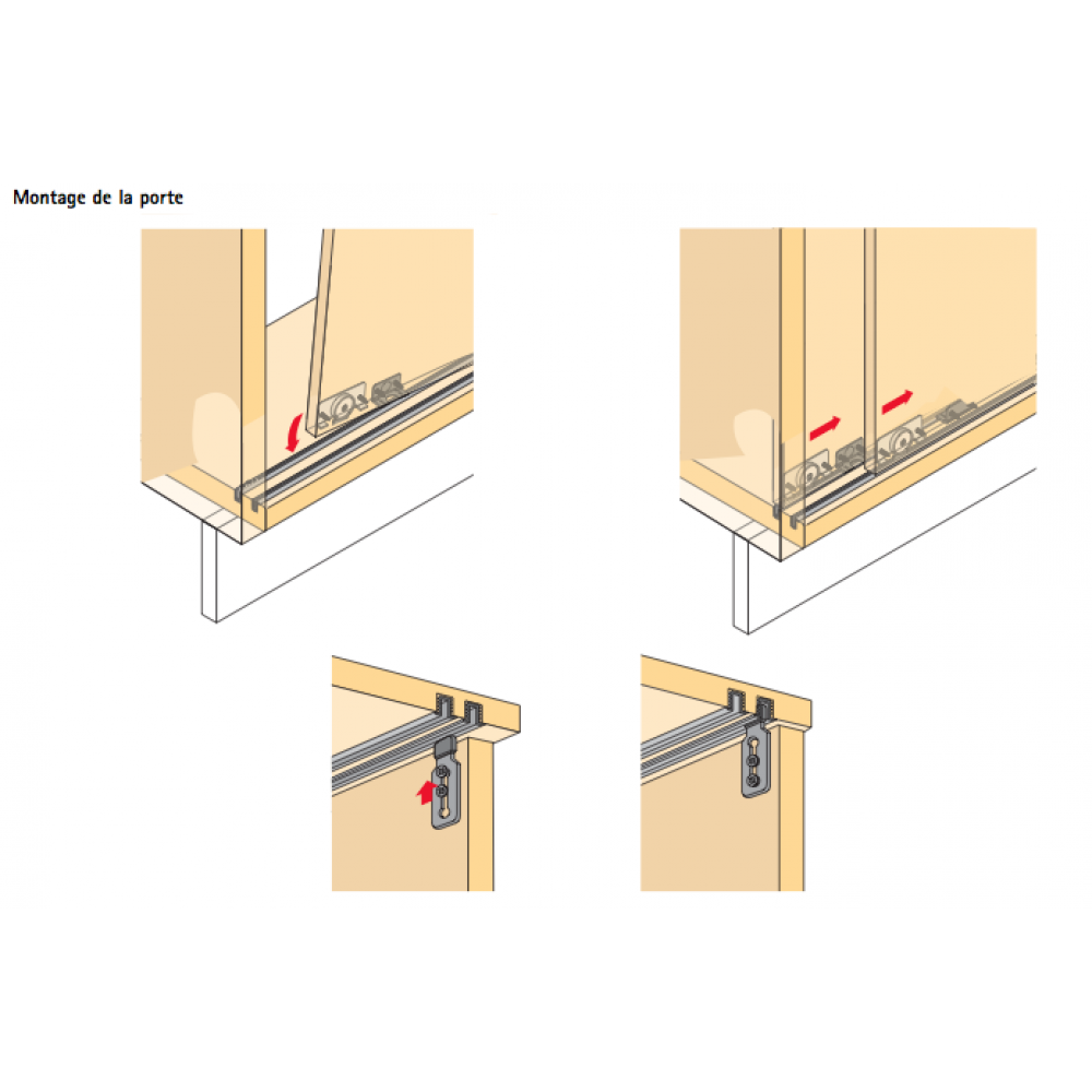 Amortisseur de porte pour système de portes coulissantes SlideLine