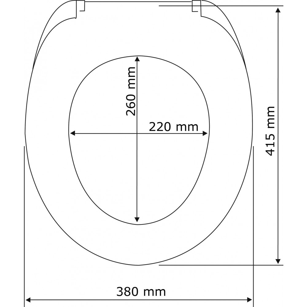 Abattant double fonction réducteur intégré - Blanc - Thermoplast