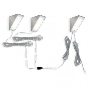 Kit 3 spots LED 4W pour pose sous meuble haut - KEY-45 L&S LIGHT