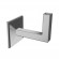 Supports muraux pour main courante - carrée - 40 x 40 mm - inox