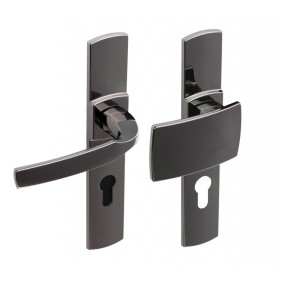 Poignée de porte sur plaques palières - aluminium - Artis VACHETTE