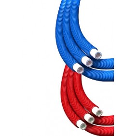 Tube multicouche PE-RT pré-gainé Tita-fix - couronne de 50 mètres RBM