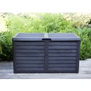 Malle de jardin - 420 litres - décor bois - Baya EDA PLASTIQUES