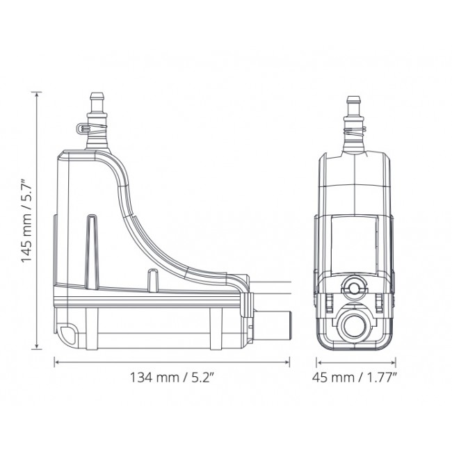 Pompe de relevage Miniverte cotes.jpg ASPEN