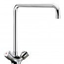 Robinet cuisine sur table - bec angulaire L300 x H290 mm - G66453 DELABIE