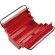 Caisse à outils métallique rouge - dépliable - 5 compartiments