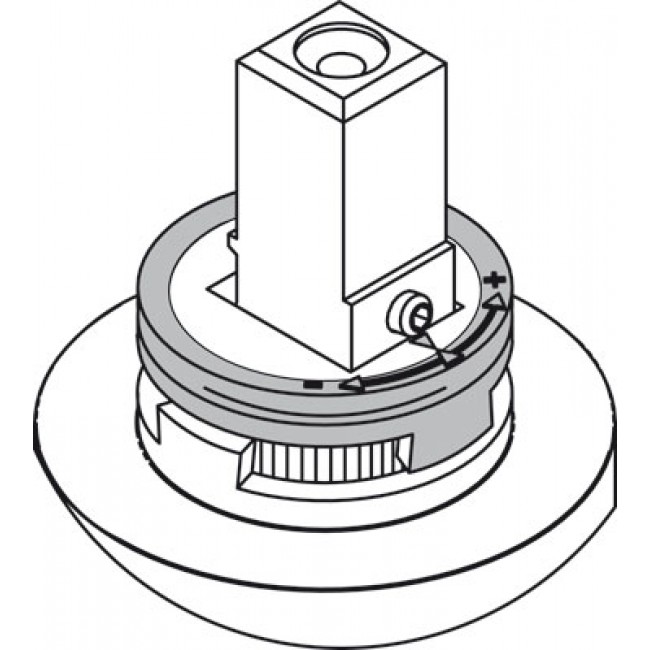 Cartouche céramique Ø  40 avec embase DELABIE