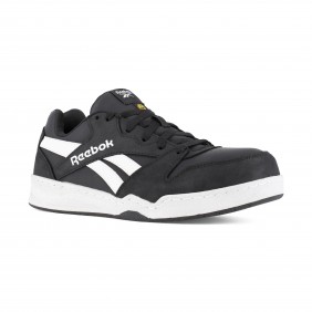 Baskets de sécurité BB4500 SAFETY S3S SRC HRO ESD - cuir noir et blanc Reebok