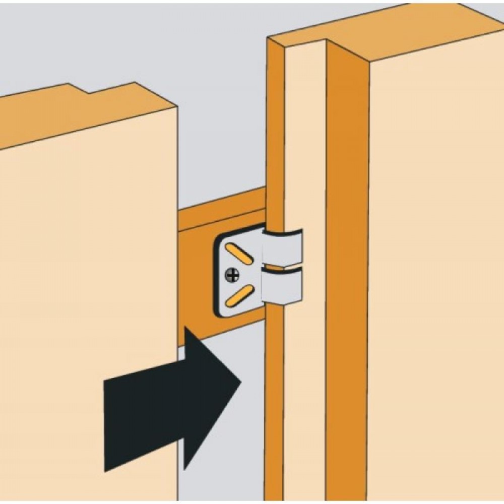 Brico-materiaux - Clip de fixation lambris / 250 clips + clous : :  Bricolage