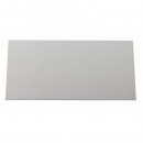 Plaque de propreté inox adhésive rectangulaire BRICOZOR