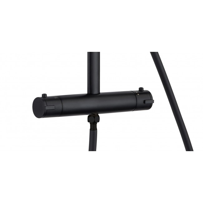 Colonne de douche - mitigeur Thermostatique - Noir Mat - Madura Fresh 9.jpg SCHÜTTE
