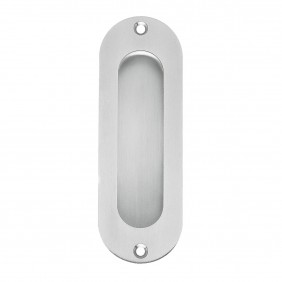 Poignée cuvette ovale - pour porte à galandage - série EZ1702 KARCHER DESIGN