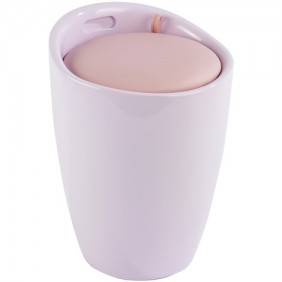 Tabouret/bac à linge pour salle de bain - Candy - ABS WENKO