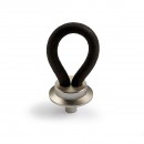 Poignée de meuble en cuir Filaga - longueur 20 mm - hauteur 32 mm - par 4 HETTICH