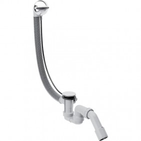 Vidage automatique de baignoire chromé Flexaplus HANSGROHE