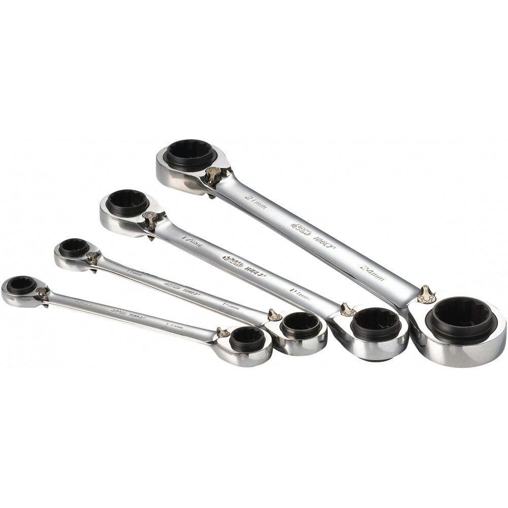 Jeu De 4 Clés à Bougie 16/18/21 Mm - Acier Carbone, Poignée En T, Pour Voiture, Moto, Tondeuse, Outils Agricoles - 3