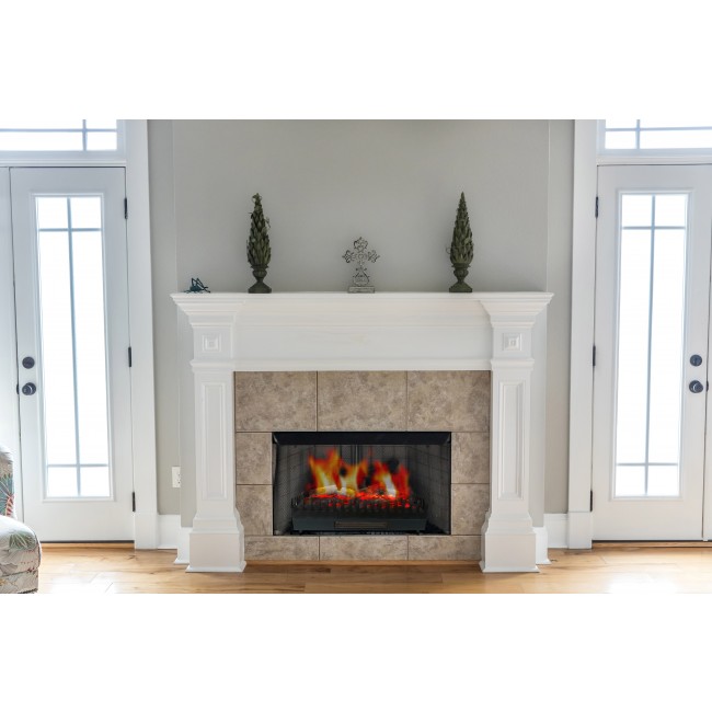 Foyer electrique flammes XL Chemin'Arte en situation.jpg CHEMIN' ARTE