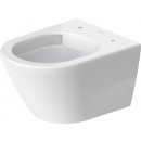 Cuvette WC suspendue compacte sans bride D-Neo Compact Rimless Durafix DURAVIT