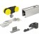 Kit complet pour porte coulissante MA80B rail + garniture - max 80 kg