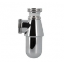 Siphon d'évier en laiton chromé brillant - réglable en hauteur NICOLL