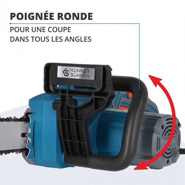 Tronçonneuse électrique 2400W - 45 cm - KS CS2400-18 - Bricozor 8.jpeg KONNER & SOHNEN