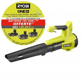 Souffleur sans fil 18V Turbo Jet  - One+ - Solo - RY18BLB-0 RYOBI
