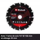 Scie circulaire sans fil Pro TP-CS 18:136-C Li BL-Solo - 136mm - Power X-Change 7.jpeg EINHELL