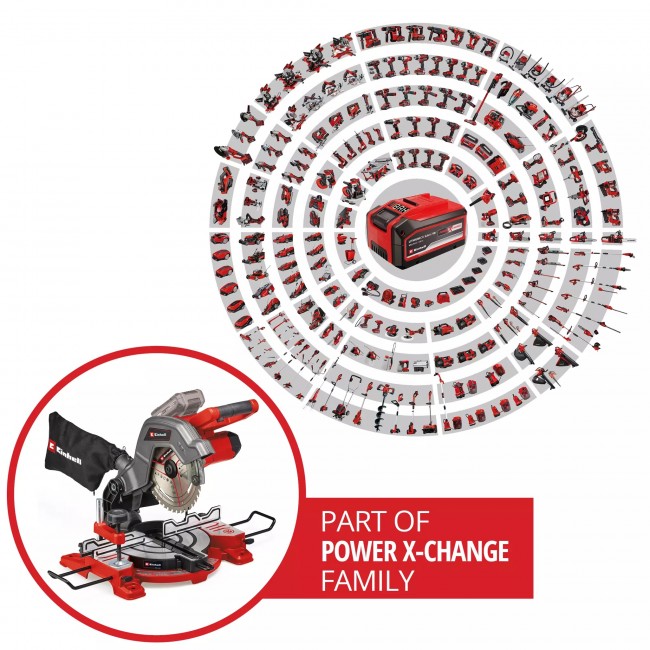 Scie à onglet sans fil - Ø216mm - TE-MS 18:8 Li-Solo - Power X-Change - Bricozor 1.jpeg EINHELL