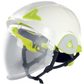 Casque de chantier double coque à visière anti arcs électriques ONYX 2 DELTA PLUS